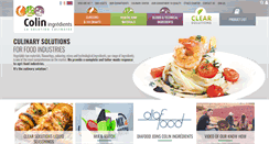 Desktop Screenshot of colin-ingredients.com